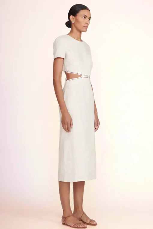 CLOTHING STAUD -MATTEO DRESS - NATURAL