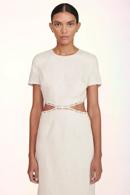 CLOTHING STAUD -MATTEO DRESS - NATURAL