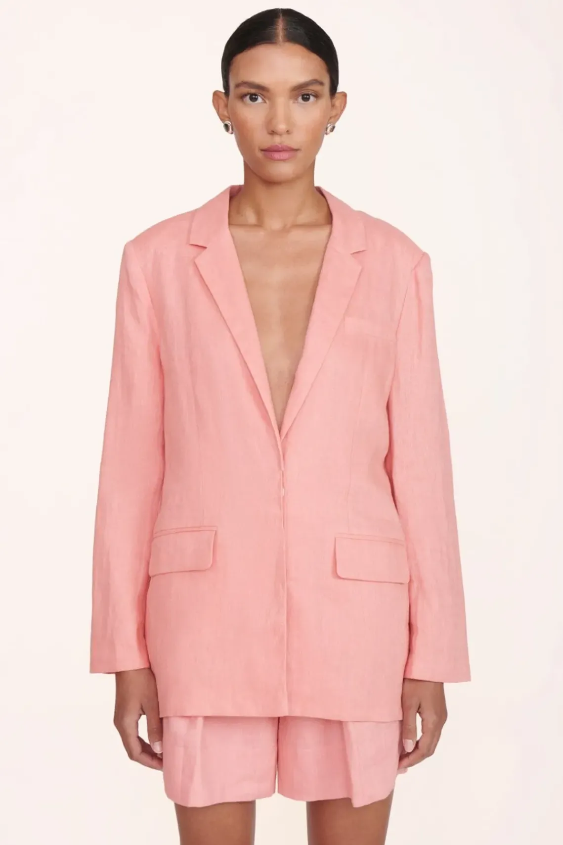 CLOTHING STAUD -MAXWELL BLAZER - ROSEBUD