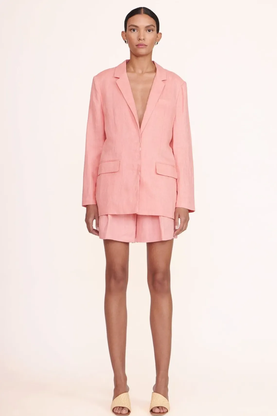CLOTHING STAUD -MAXWELL BLAZER - ROSEBUD