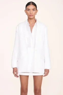 BRIDE STAUD Bridal Dresses-MAXWELL BLAZER - WHITE