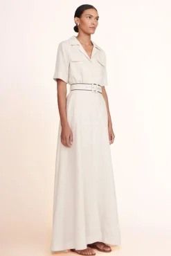CLOTHING STAUD -MILLIE DRESS - NATURAL BLACK