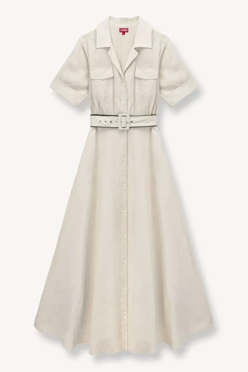 CLOTHING STAUD -MILLIE DRESS - NATURAL BLACK