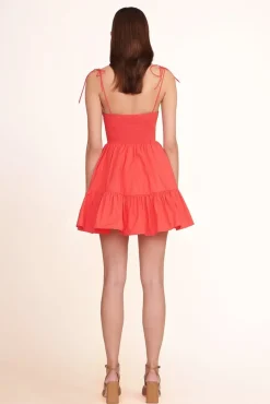 CLOTHING STAUD -MINI LANDRY DRESS - HIBISCUS