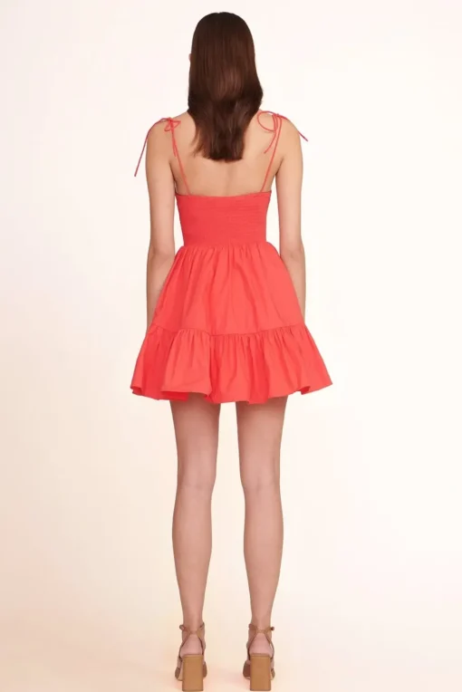 CLOTHING STAUD -MINI LANDRY DRESS - HIBISCUS