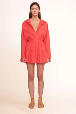 CLOTHING STAUD -MINI SEA SKIRT - HIBISCUS
