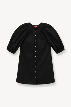 CLOTHING STAUD -MINI VINCENT DRESS - BLACK