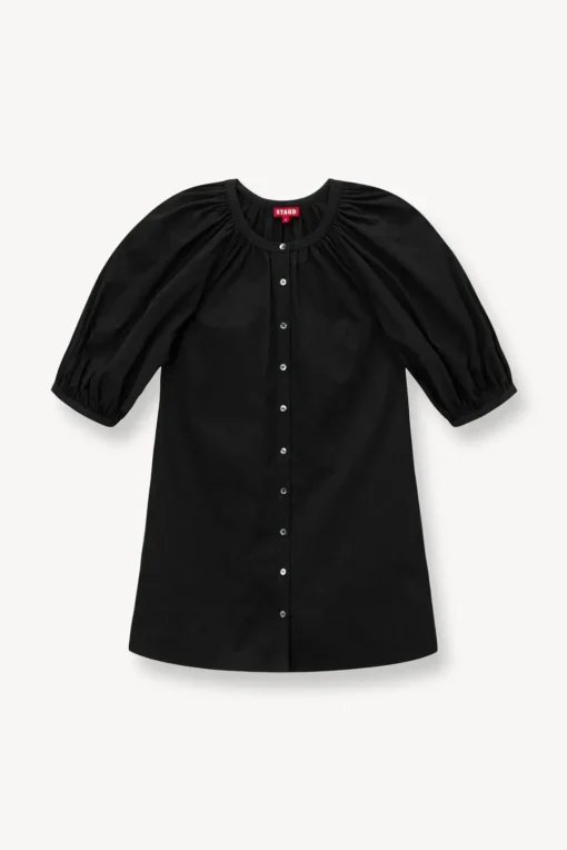 CLOTHING STAUD -MINI VINCENT DRESS - BLACK