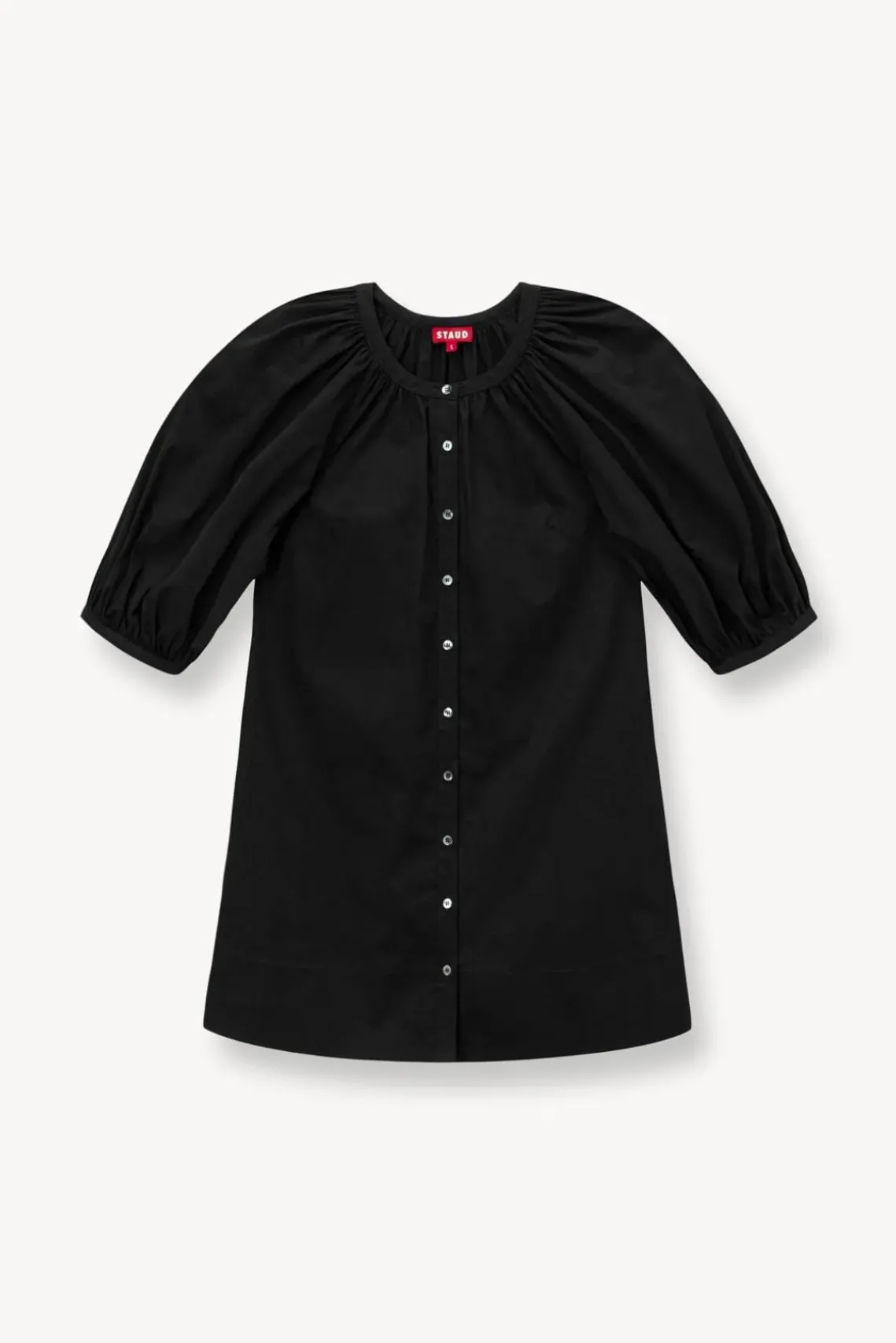 CLOTHING STAUD -MINI VINCENT DRESS - BLACK