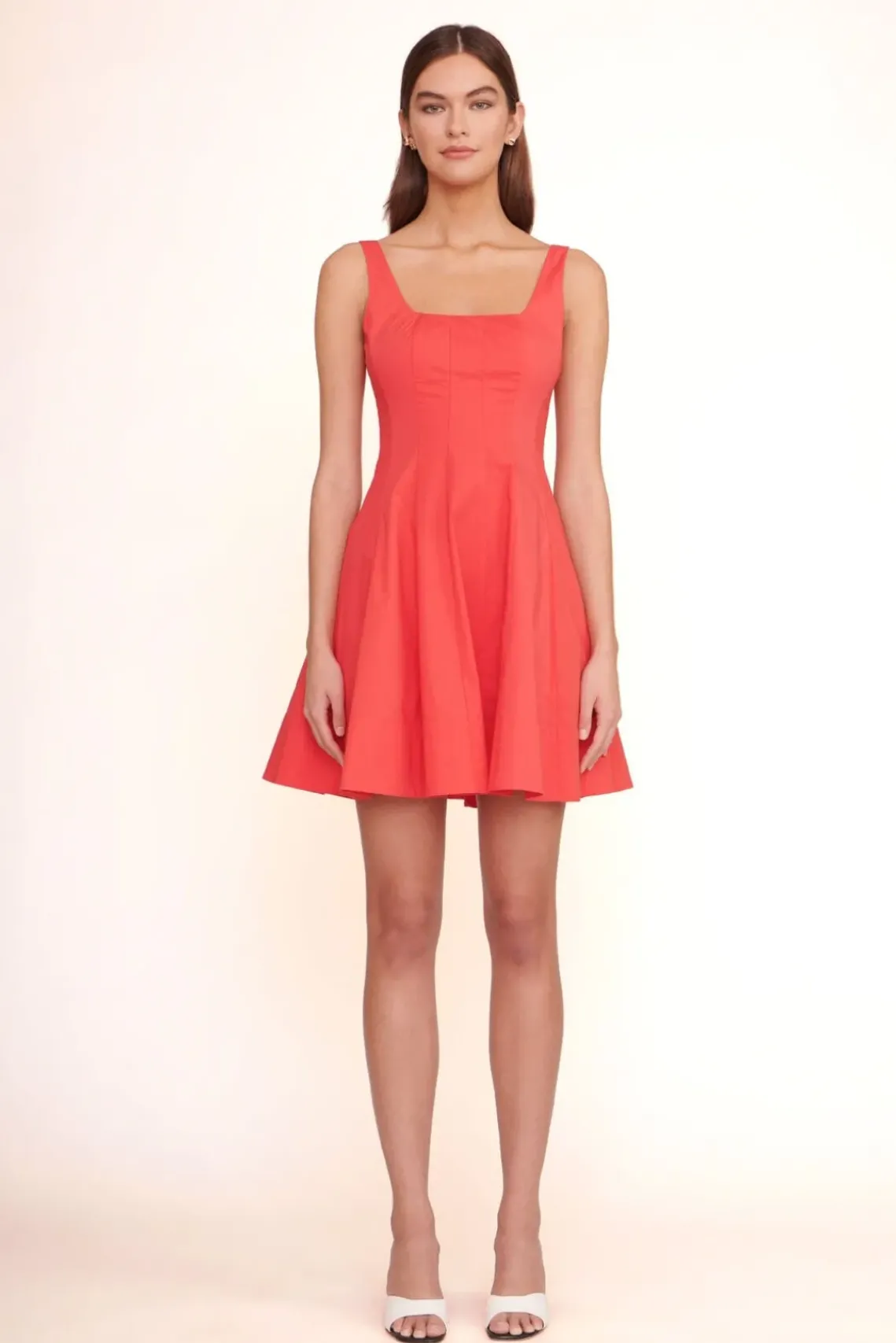 CLOTHING STAUD -MINI WELLS DRESS - HIBISCUS
