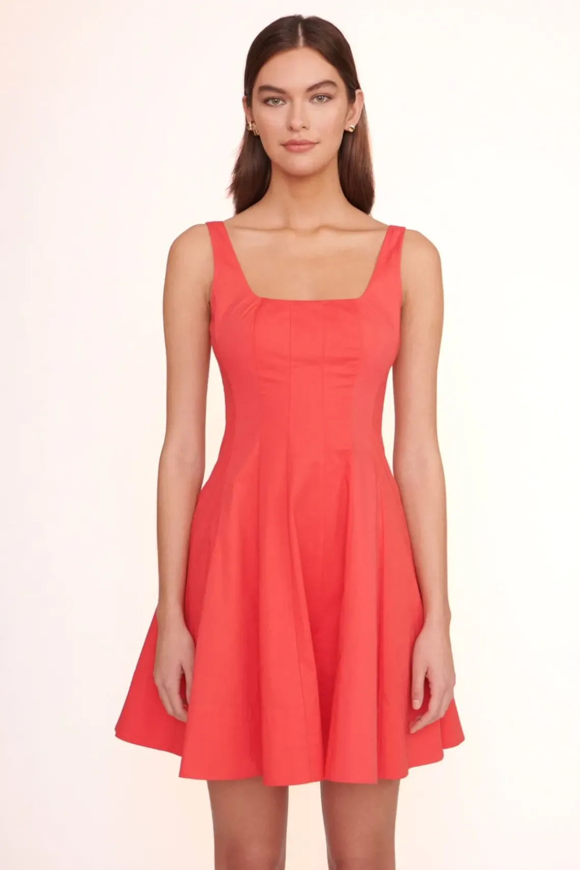 CLOTHING STAUD -MINI WELLS DRESS - HIBISCUS