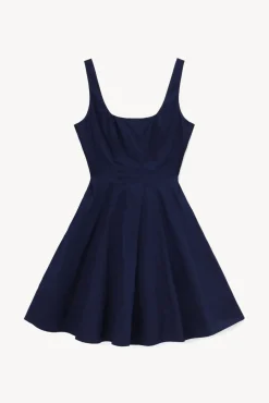 CLOTHING STAUD -MINI WELLS DRESS - NAVY
