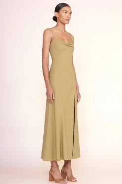 CLOTHING STAUD -NATALY DRESS - KHAKI