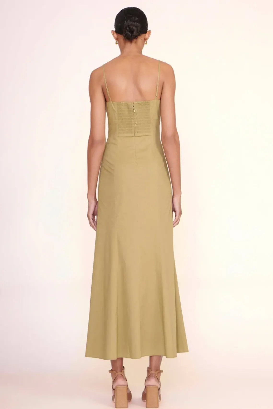 CLOTHING STAUD -NATALY DRESS - KHAKI