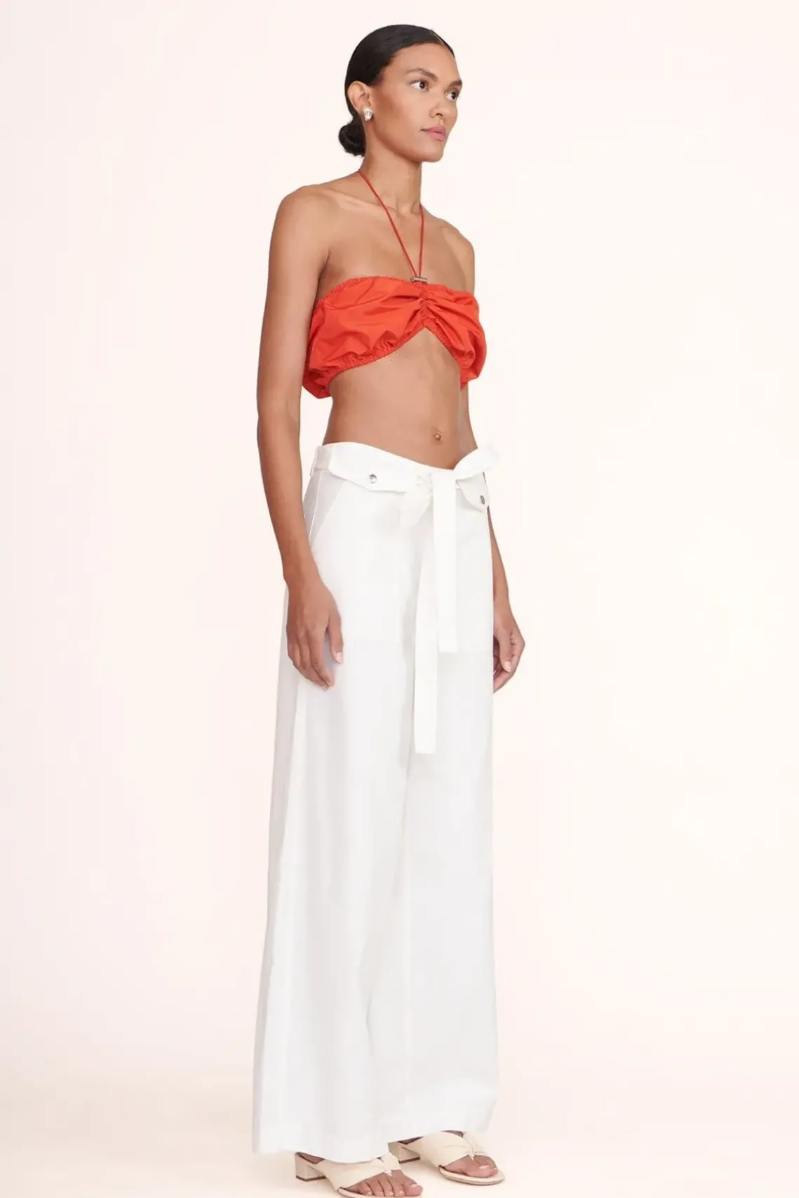 CLOTHING STAUD -NORA TOP - HIBISCUS