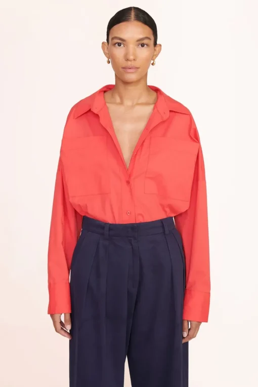 CLOTHING STAUD -PAYTON TOP - HIBISCUS