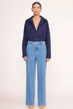 CLOTHING STAUD -PAYTON TOP - NAVY