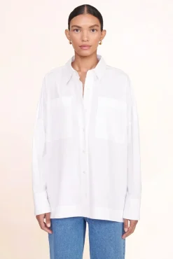 CLOTHING STAUD -PAYTON TOP - WHITE