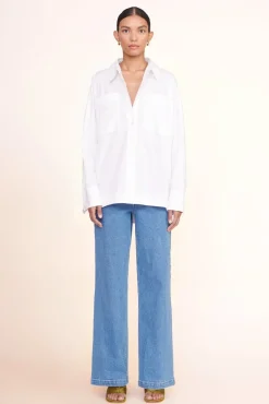 CLOTHING STAUD -PAYTON TOP - WHITE