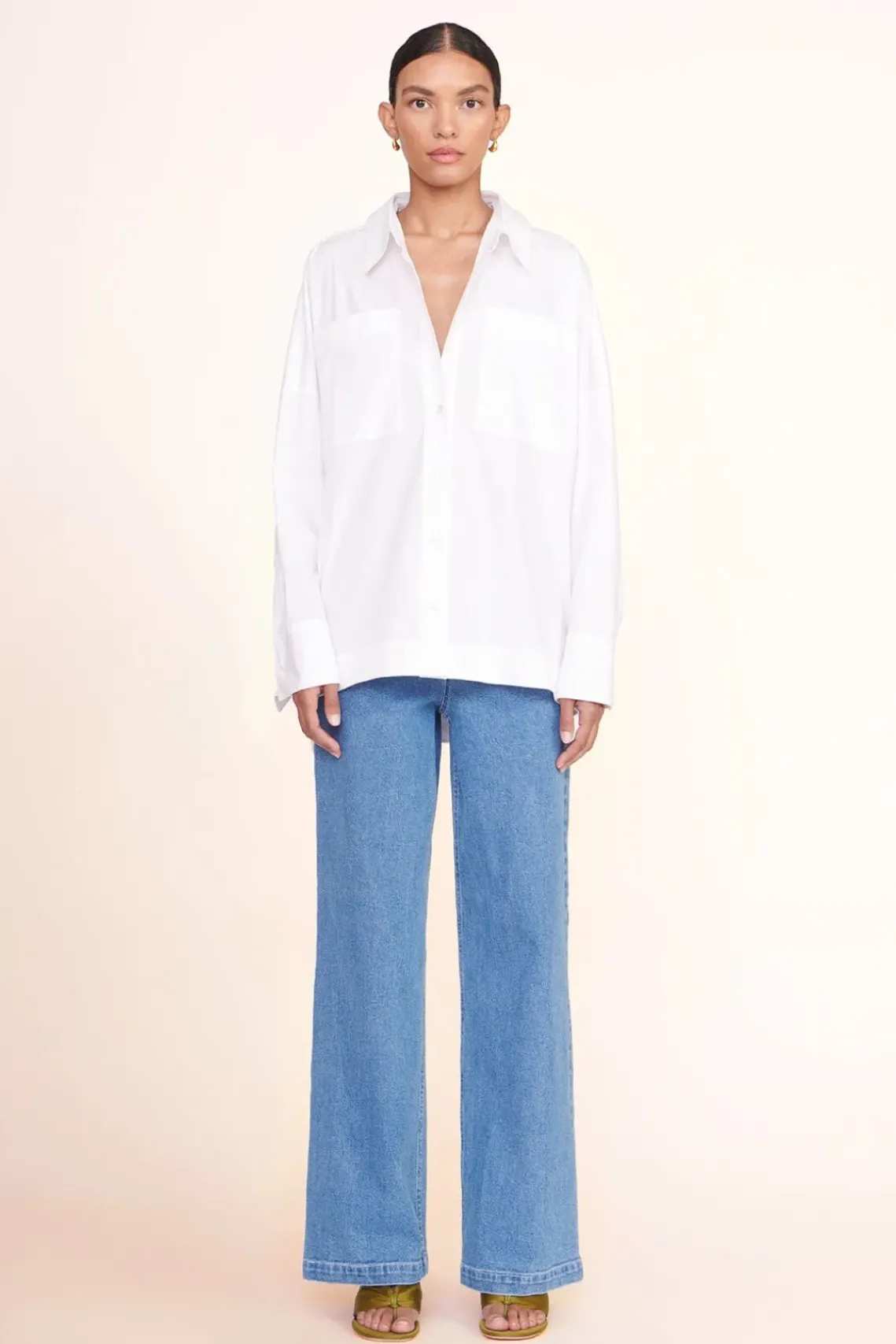 CLOTHING STAUD -PAYTON TOP - WHITE