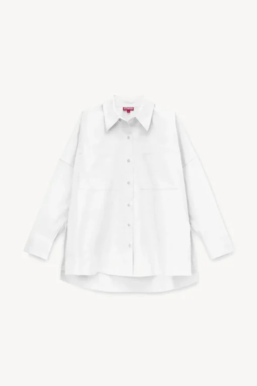 CLOTHING STAUD -PAYTON TOP - WHITE