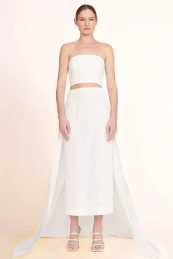 BRIDE STAUD Bridal Dresses-PRUNELLA SKIRT - WHITE