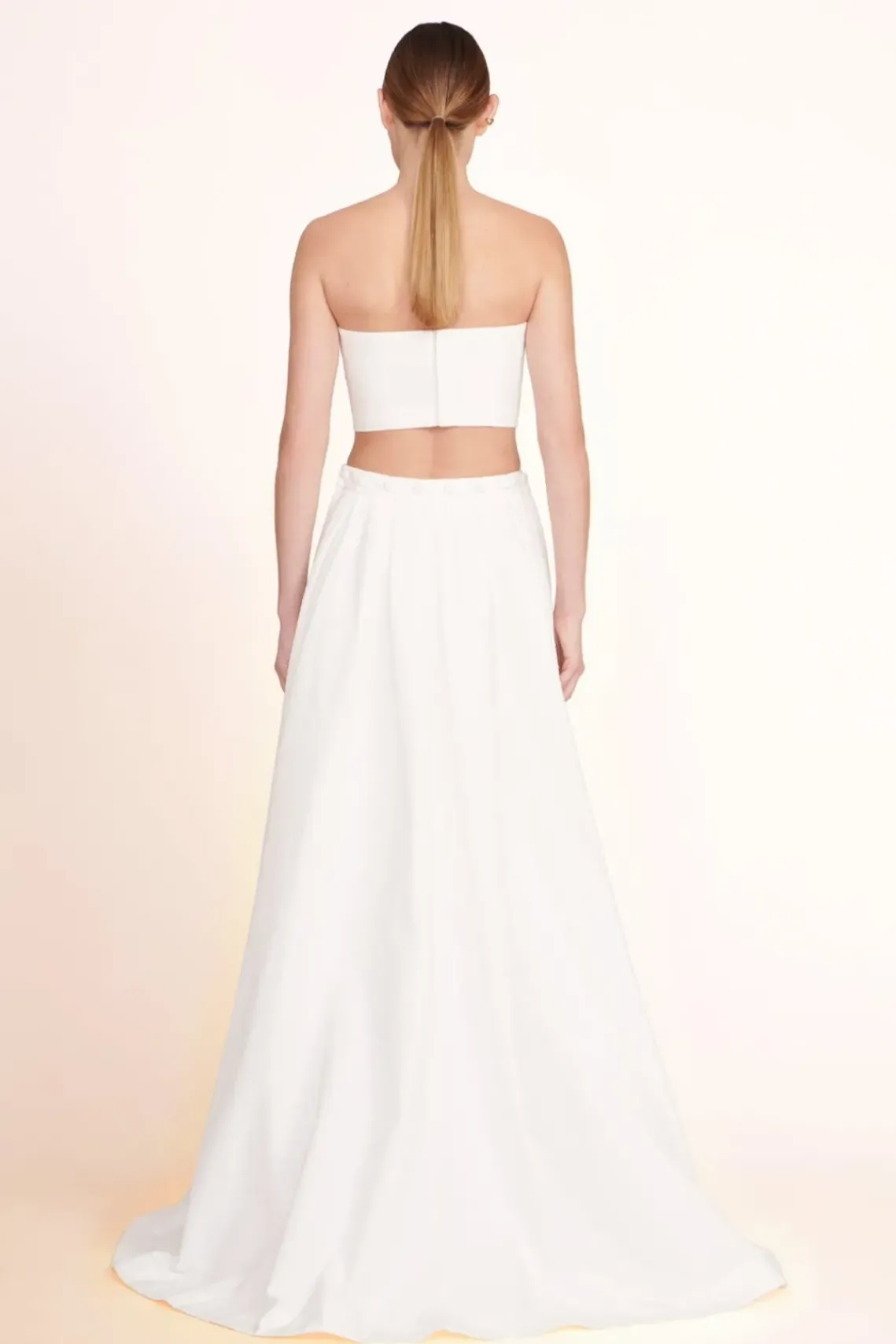 BRIDE STAUD Bridal Dresses-PRUNELLA SKIRT - WHITE