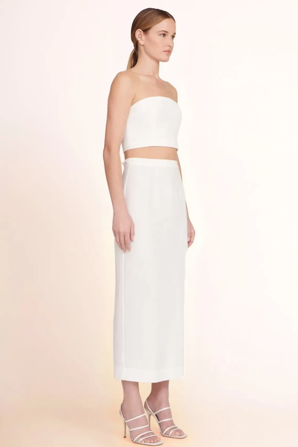 BRIDE STAUD Bridal Dresses-PRUNELLA SKIRT - WHITE