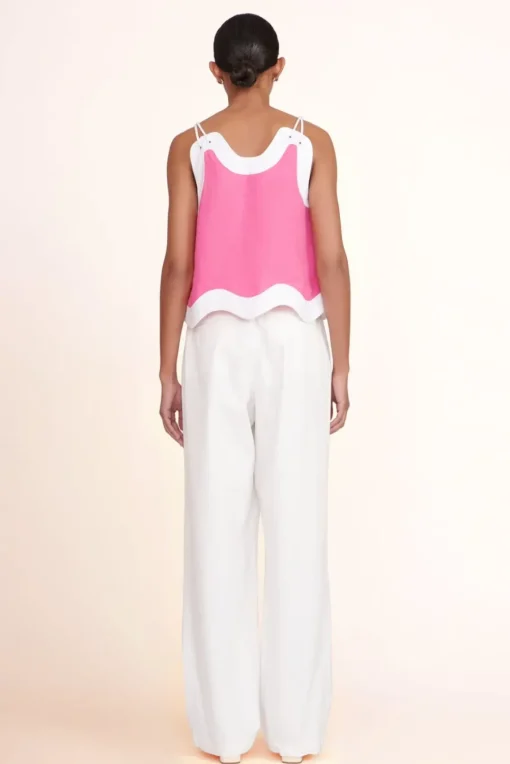 CLOTHING STAUD -RENATA TOP - BLOSSOM WHITE