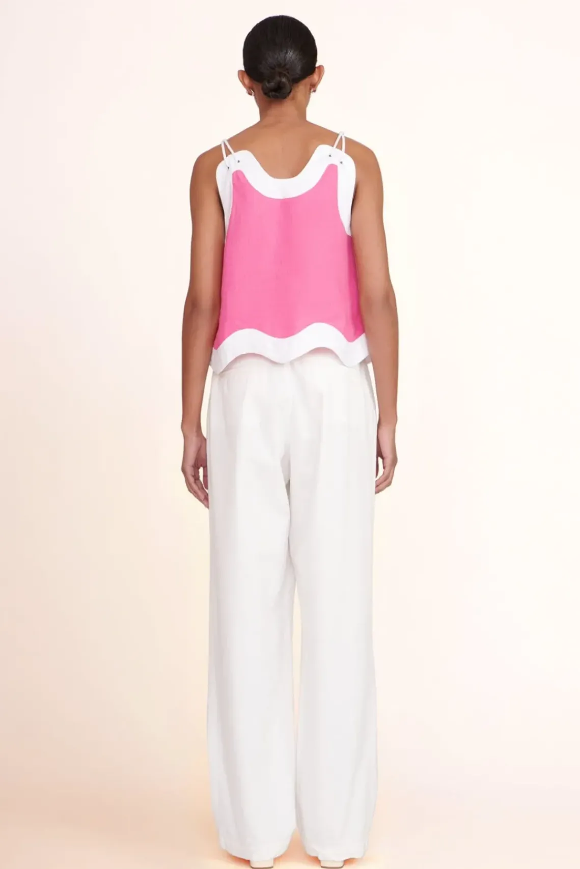 CLOTHING STAUD -RENATA TOP - BLOSSOM WHITE
