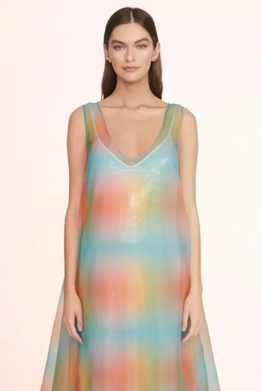 CLOTHING STAUD -SAMANTHA DRESS - MULTI AURA