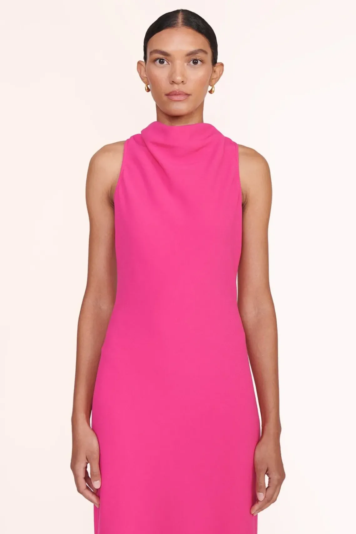 CLOTHING STAUD -SHANNON DRESS - MAGENTA