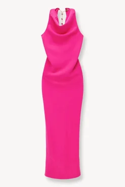 CLOTHING STAUD -SHANNON DRESS - MAGENTA