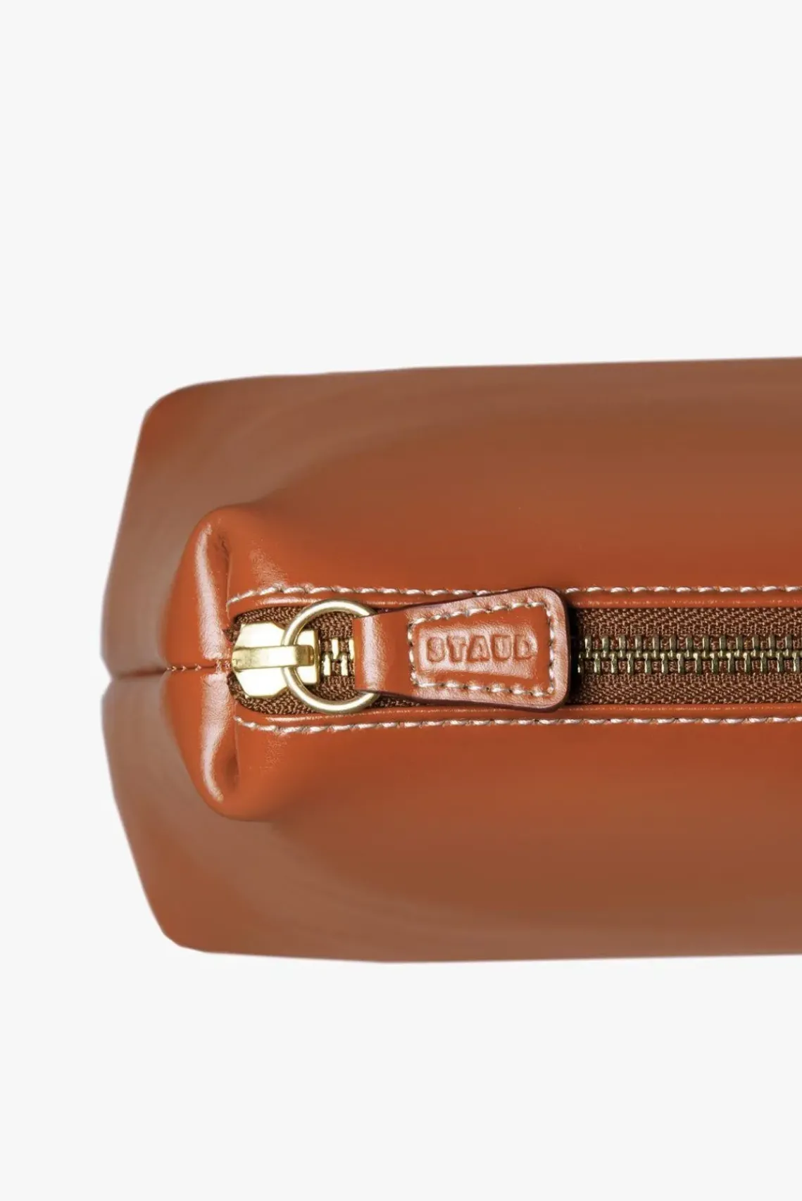 HANDBAGS STAUD -SHIRLEY LEATHER BAG SADDLE - TAN