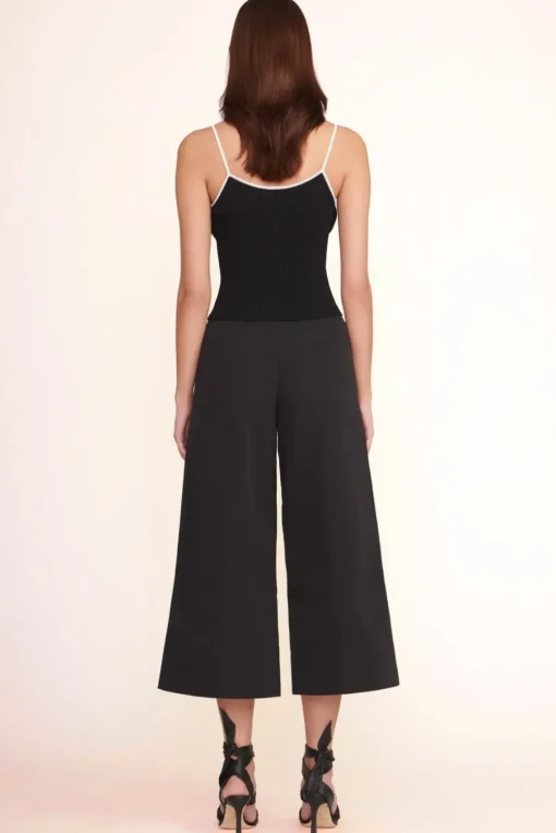 CLOTHING STAUD -SOLEIL TOP - BLACK WHITE