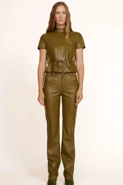 SHOES STAUD - AIMEE SHORT BOOT OLIVE SUEDE