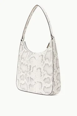 HANDBAGS STAUD - ALEC BAG SNAKE EMBOSSED BLEACHED