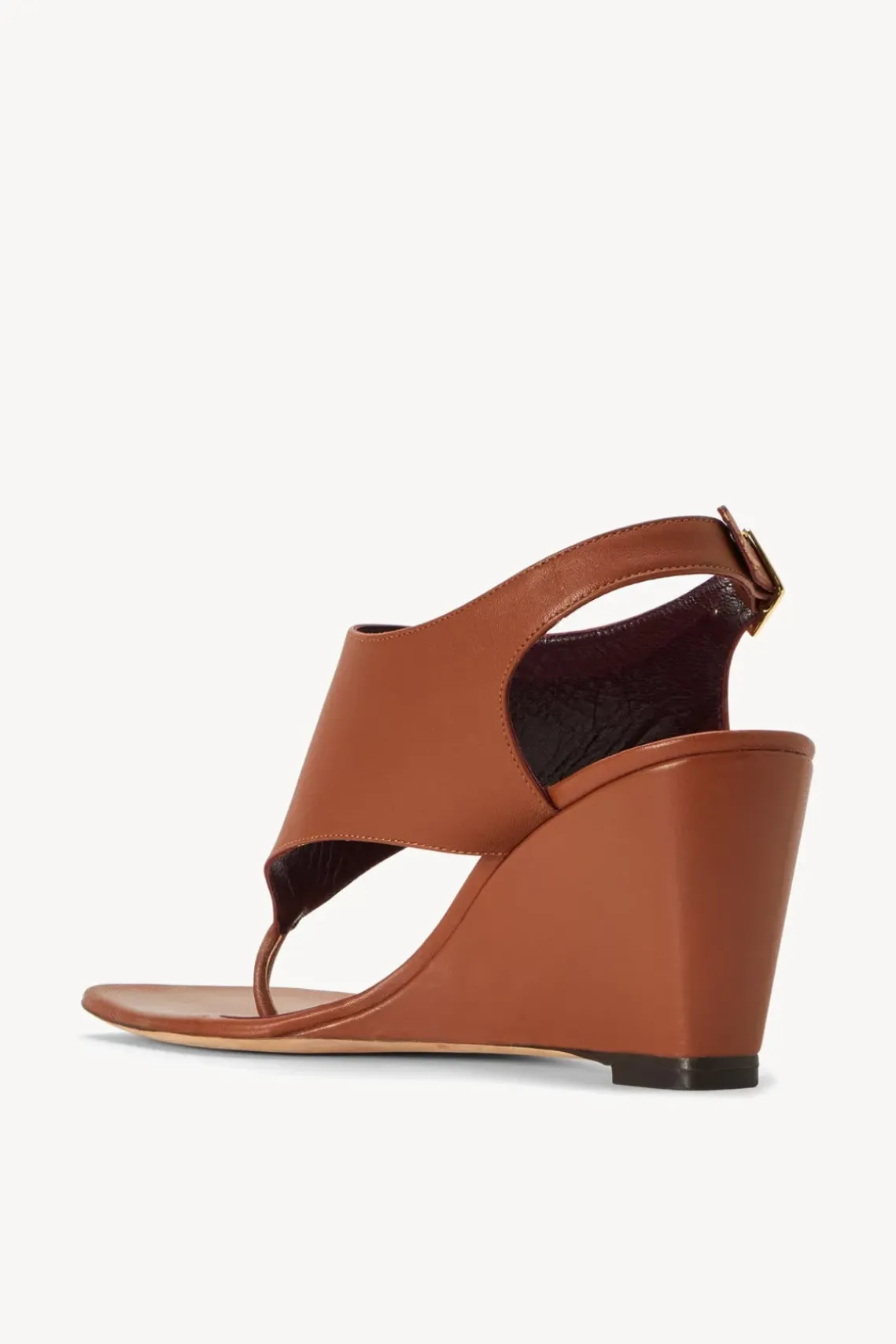 SHOES STAUD - ALEX WEDGE TAN