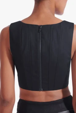 CLOTHING STAUD - ALICE TOP BLACK