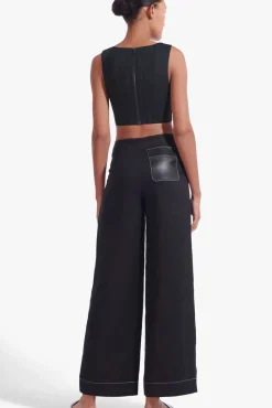 CLOTHING STAUD - ALICE TOP BLACK