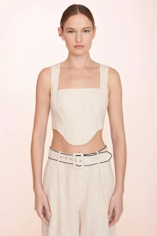 CLOTHING STAUD - ALICE TOP NATURAL