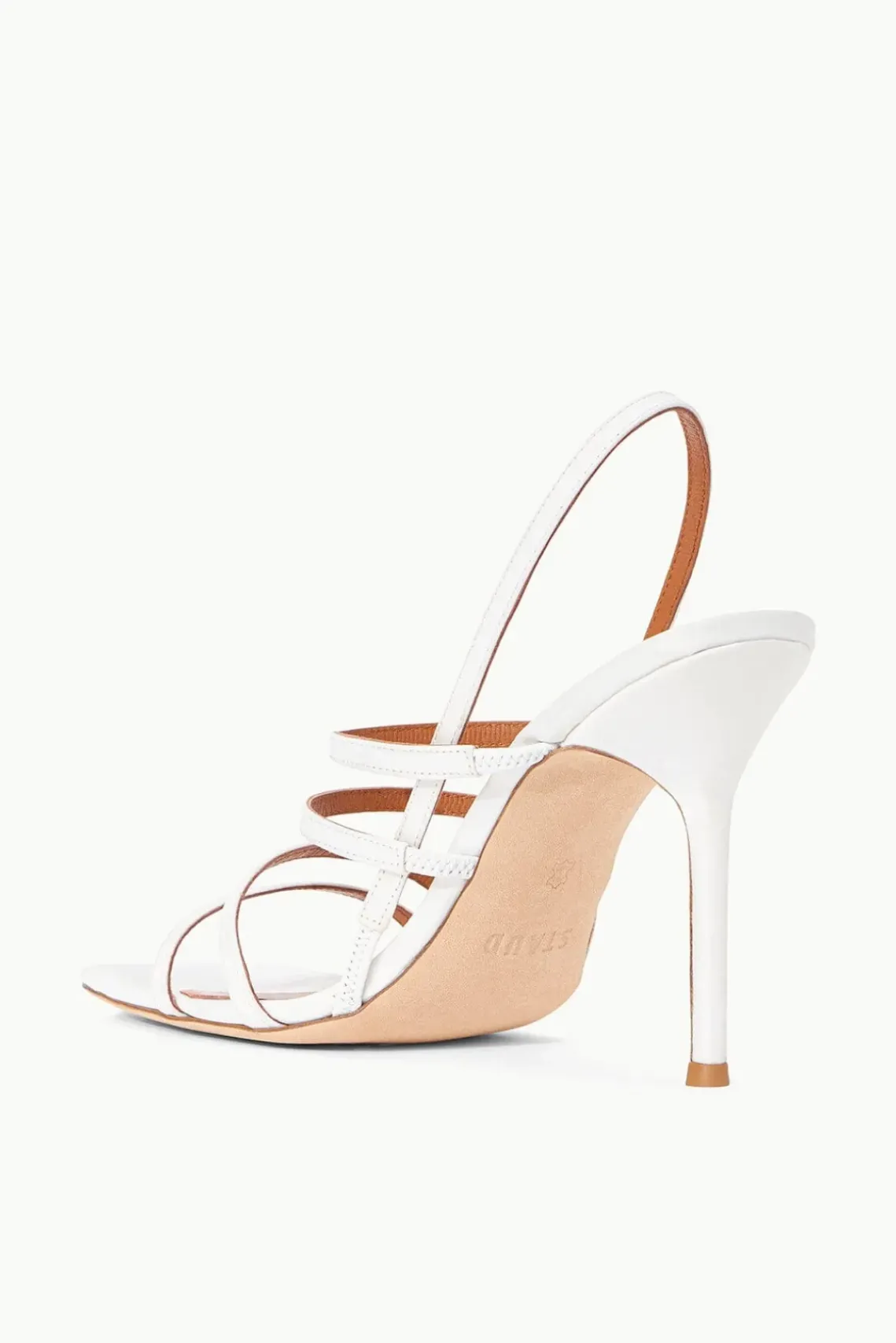 BRIDE STAUD Bridal Accessories- ANISE HEEL SATIN WHITE