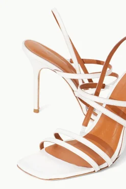 BRIDE STAUD Bridal Accessories- ANISE HEEL SATIN WHITE