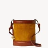 HANDBAGS STAUD - ANITA BUCKET BAG OCHER TAN