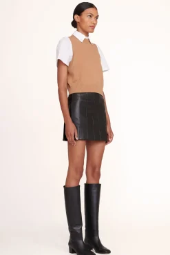 CLOTHING STAUD - ARYA TOP TAN WHITE