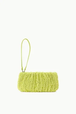 HANDBAGS STAUD - BEADED BEAN BAG CITRON
