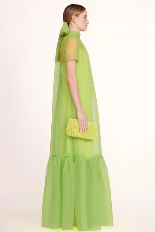 HANDBAGS STAUD - BEADED BEAN BAG CITRON