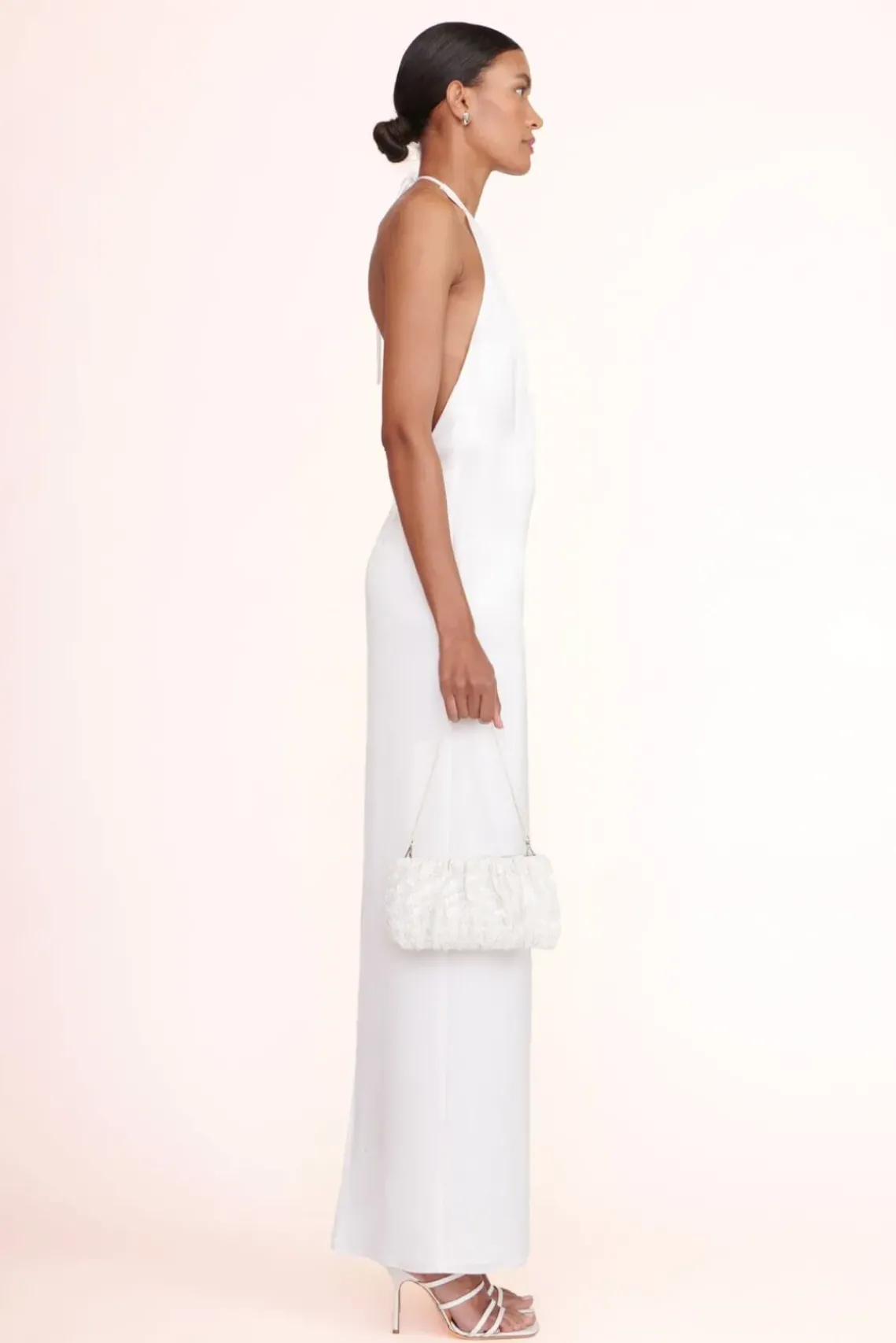BRIDE STAUD Bridal Accessories- BEADED BEAN BAG CREAM SWIRL