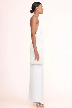 BRIDE STAUD Bridal Accessories- BEADED BEAN BAG CREAM SWIRL