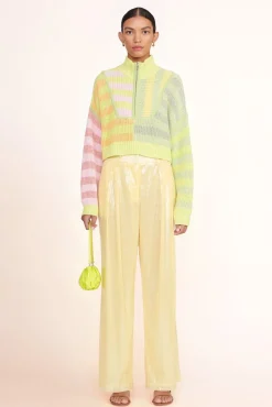 HANDBAGS STAUD - BEAN BAG PATENT CITRON